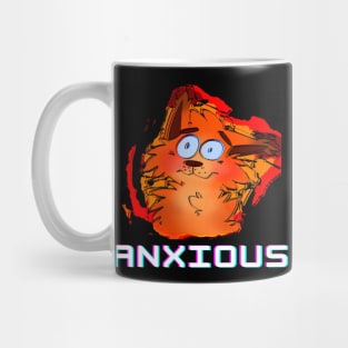 Anxious Cat Mug